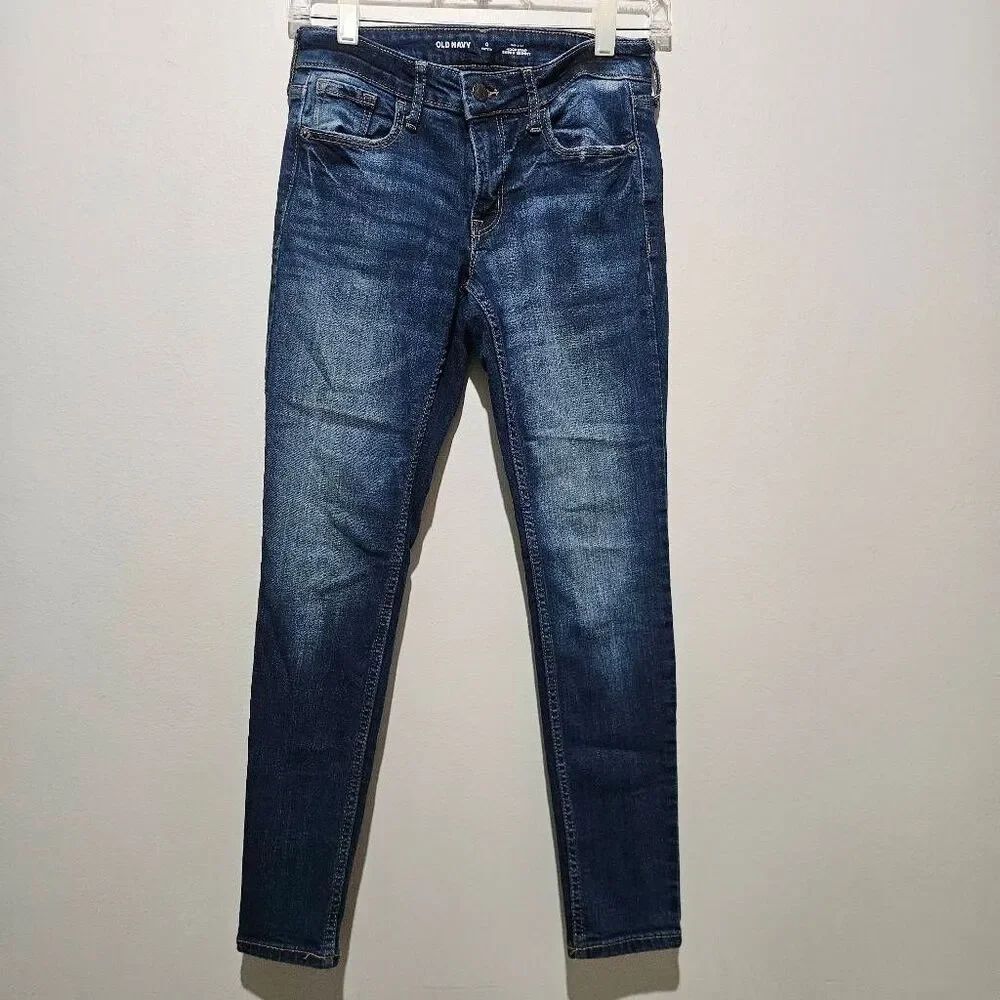 Old Navy Women's Extra High Rise Rockstar Super Skinny Jeans Size 0